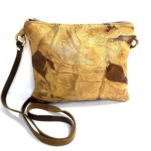 ReFind Originals Recycled Leather Crossbody Bag
